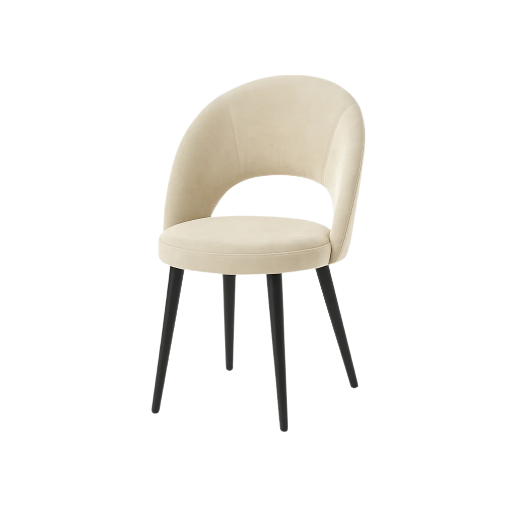 Scaun catifea ALBASTRA | model RON