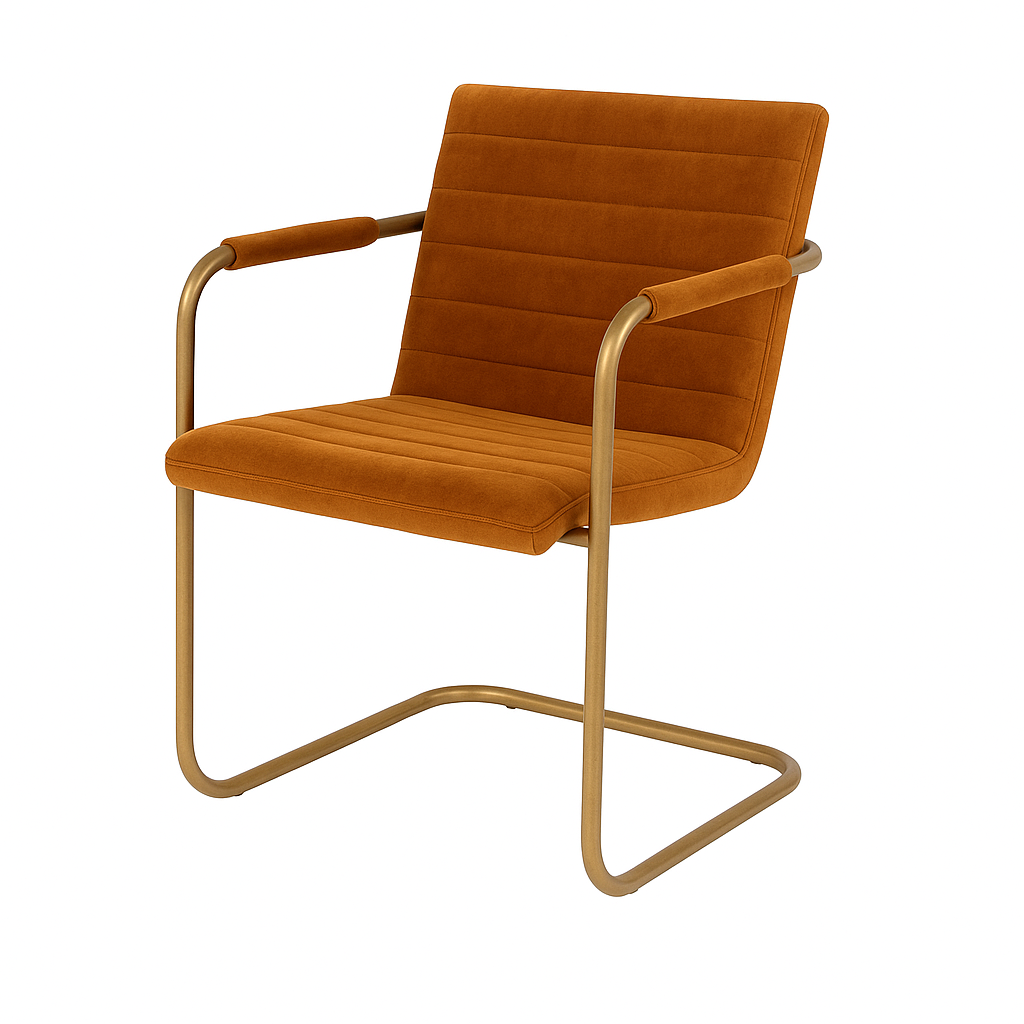 Scaun catifea GRI | model ROTON