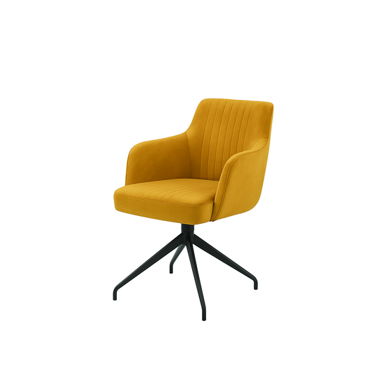 Scaun catifea GALBENA | model SOHO