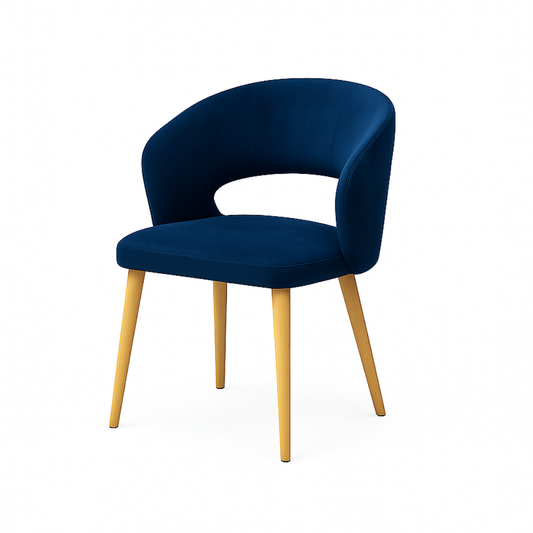 Scaun catifea ALBASTRA | model THOMAS