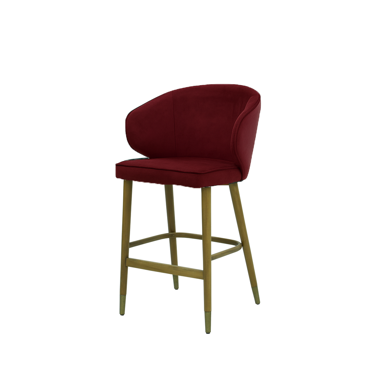 Scaun insula catifea BORDO | model CAPRICE