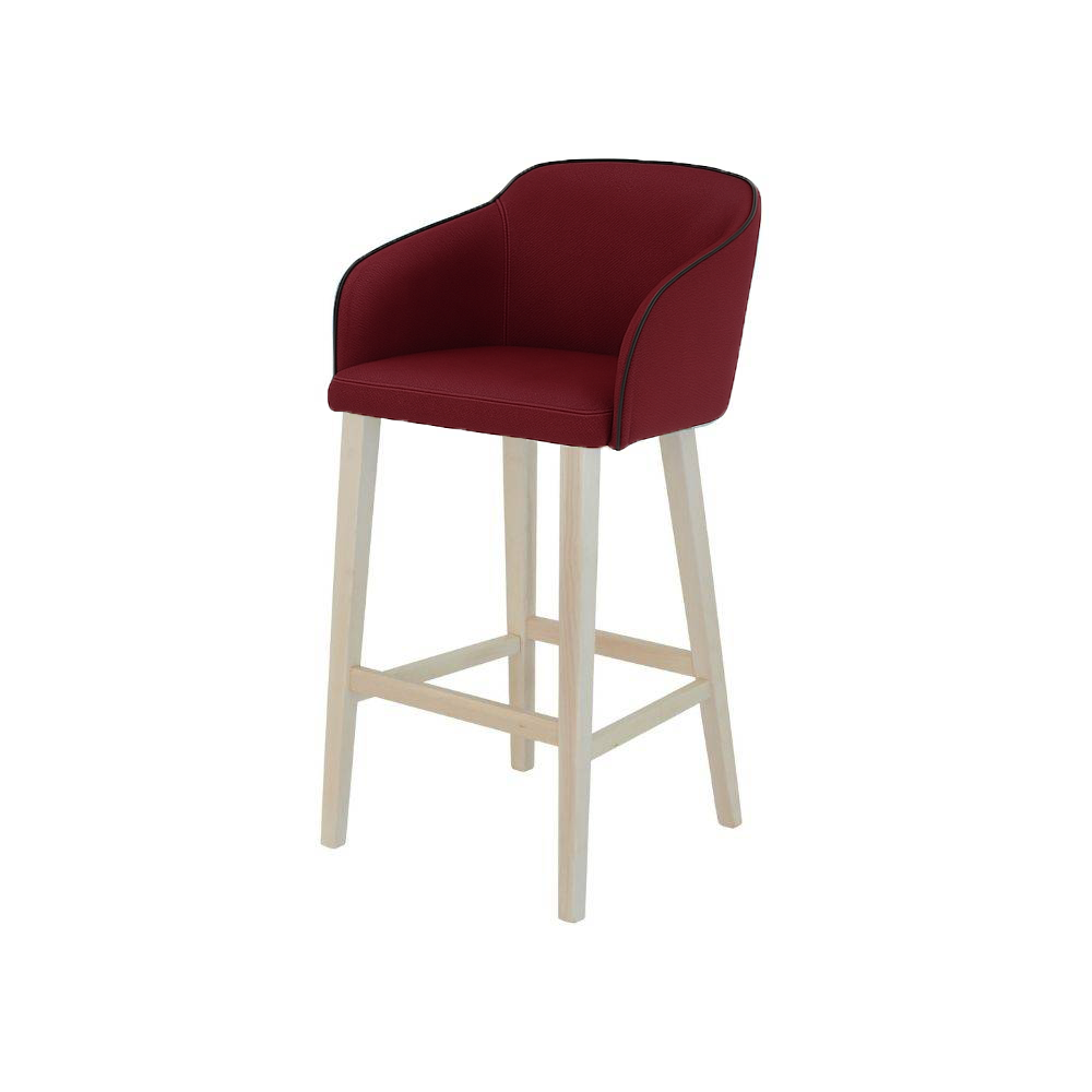 Scaun bar piele ROSIE | model CROCO
