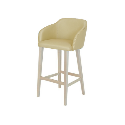 Scaun bar piele naturala MARO | model CROCO