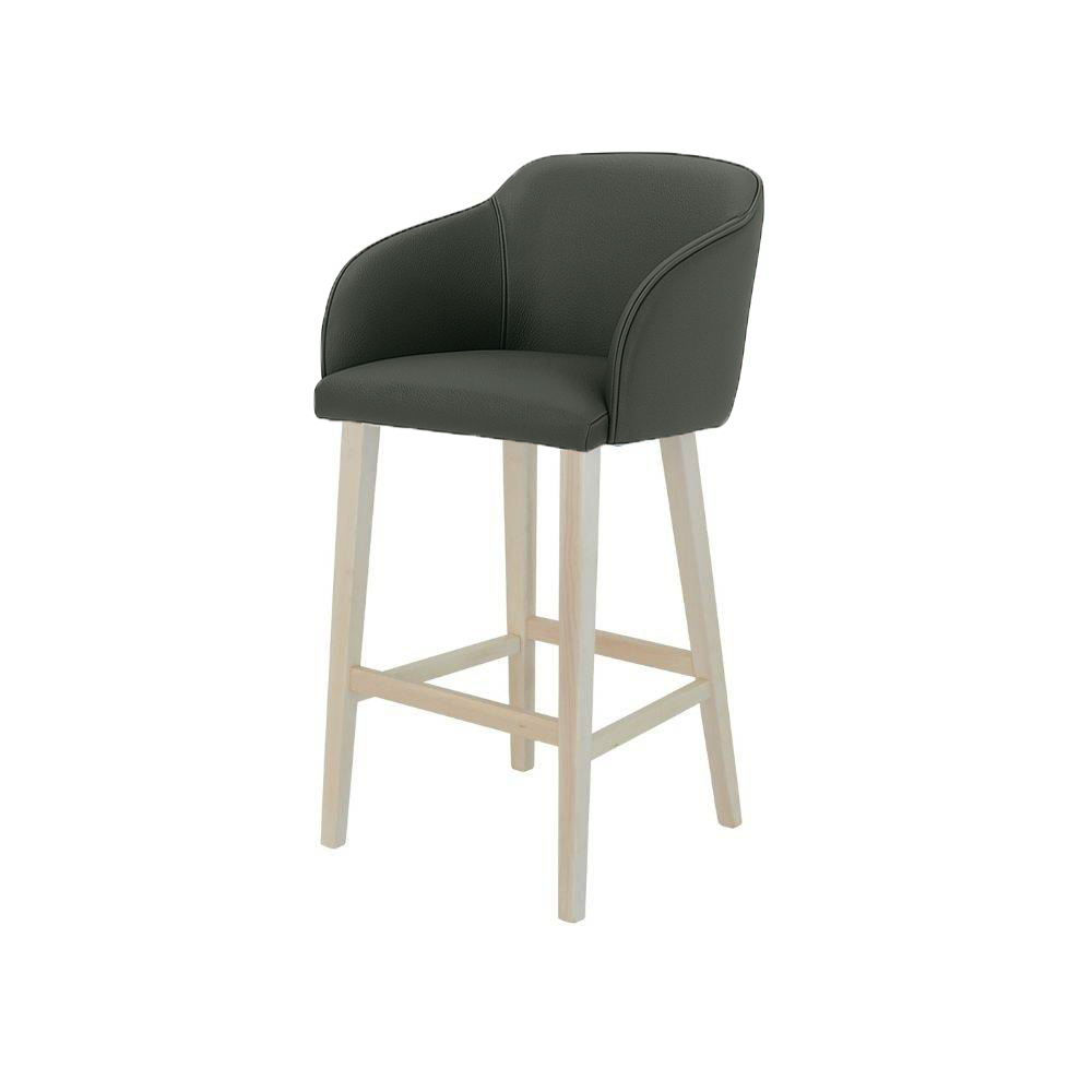 Scaun bar piele ROSIE | model CROCO