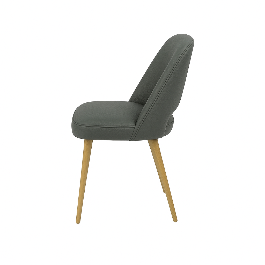 Scaun piele VERDE | model HUGO