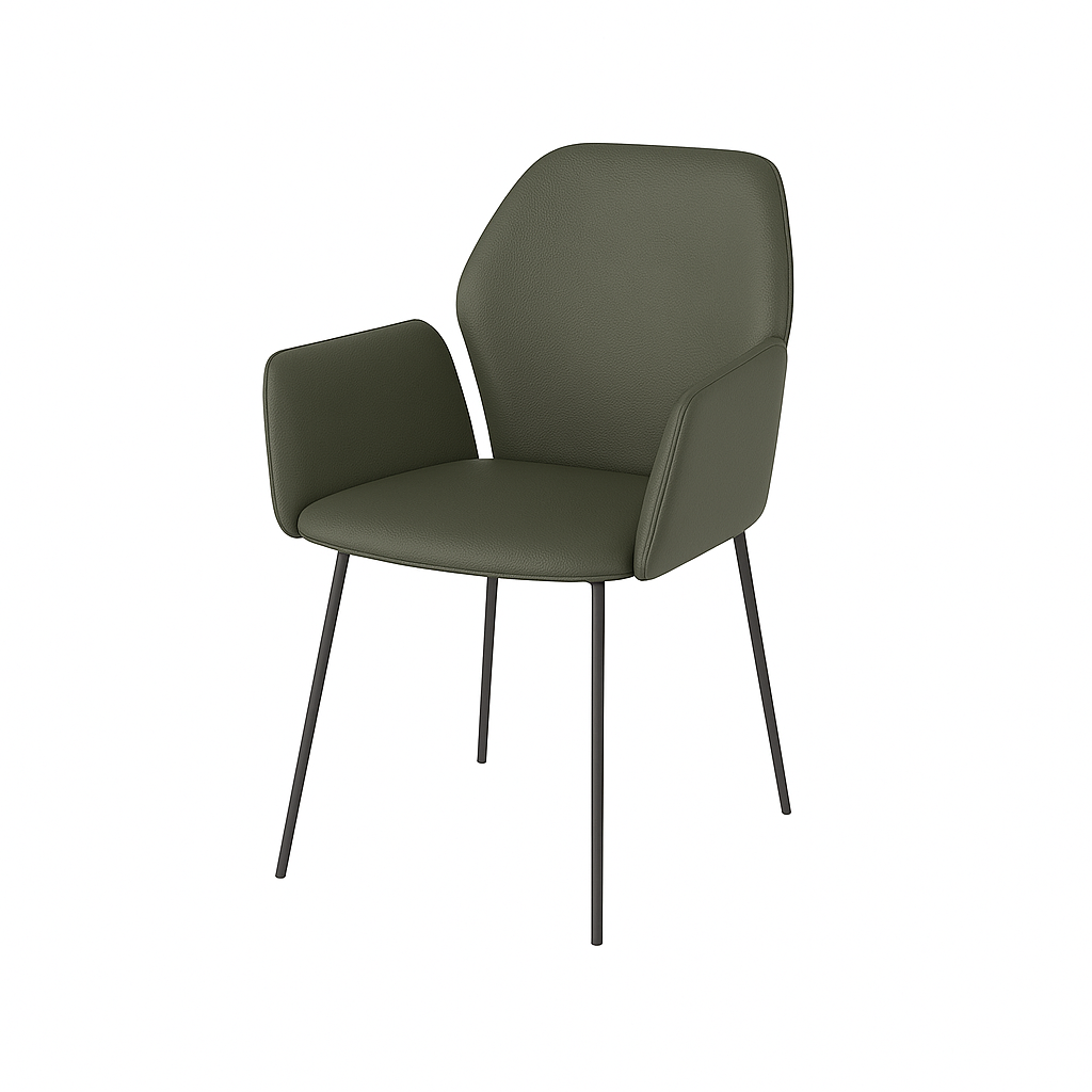 Scaun piele GALBENA | model PETRA