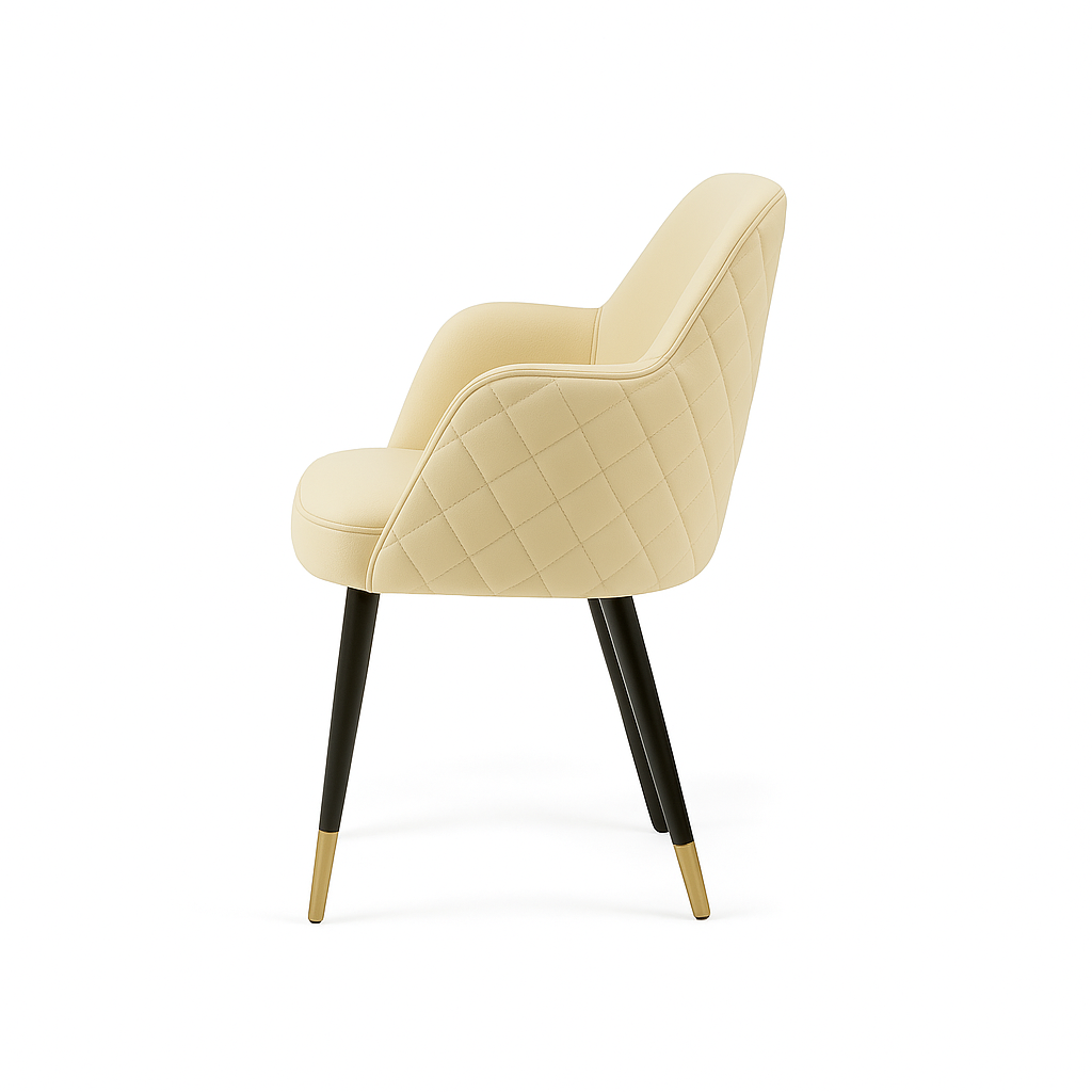 Scaun piele GALBENA | model PINO X