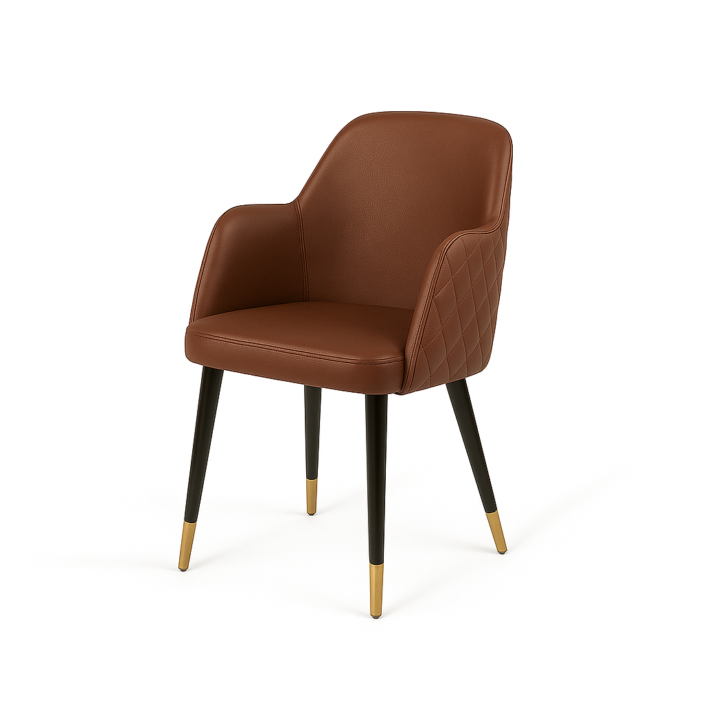 Scaun piele GALBENA | model PINO X