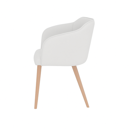 Scaun piele GALBENA | model CROCO