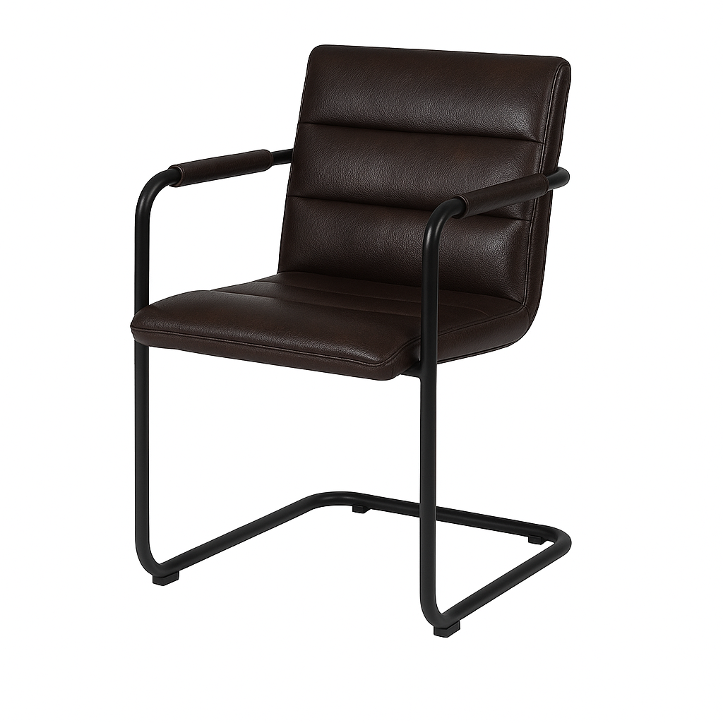 Scaun piele MARO INCHIS | model FLOR