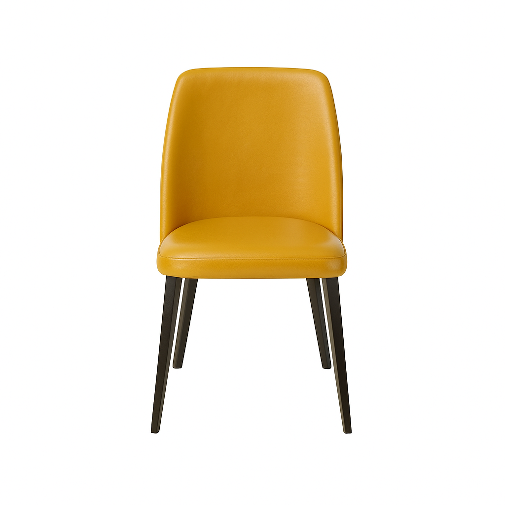 Scaun piele GALBENA | model SOLO